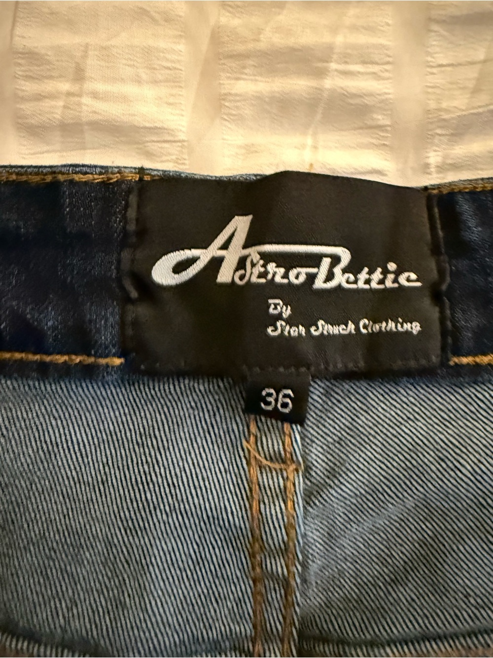 NWT Astro Bettie Side button Jeans Freddie’s of Pinewood Style 1940s size 36 - Picture 6 of 7